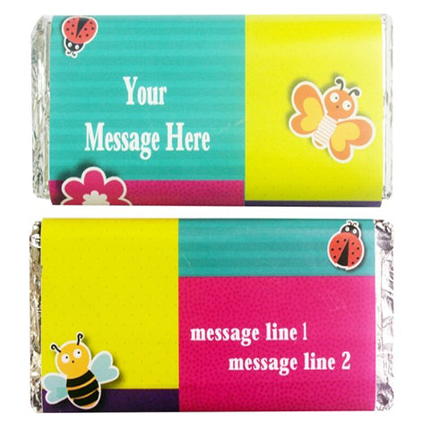 Personalized Chocolate Wrapper: Butterfly