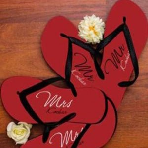 Personalized Mr. & Mrs. Slippers
