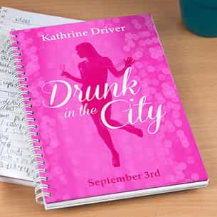 Personalized Notebook Drunk In The City