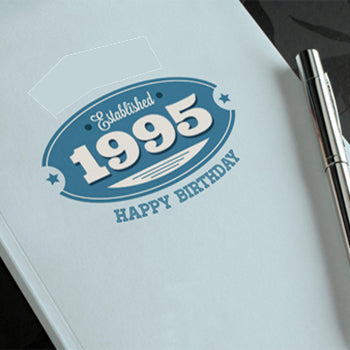 Personalized Notebook Established 1995 For Him