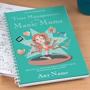 Personalized Notebook Manic Mums