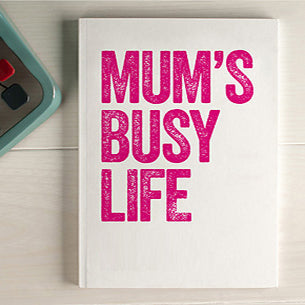 Personalized Notebook Mums Busy Life