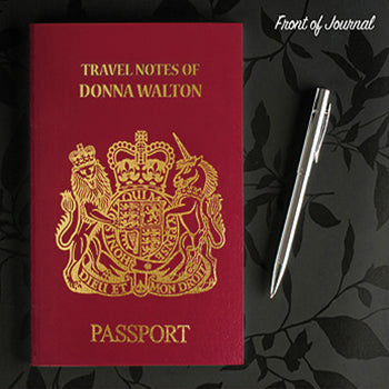 Personalized Notebook Passport Design