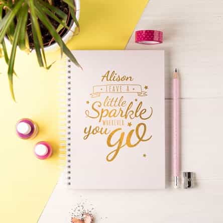 Personalized Notebook - Sparkle