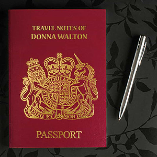 Personalized Passport Bucket List Book