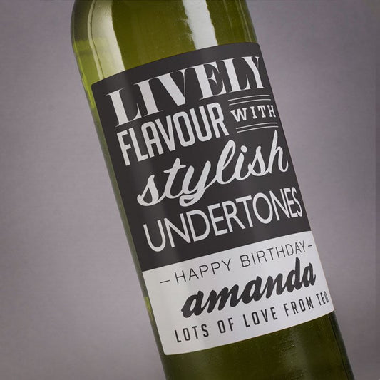 Personalized Wine Bottle Lively And Stylish