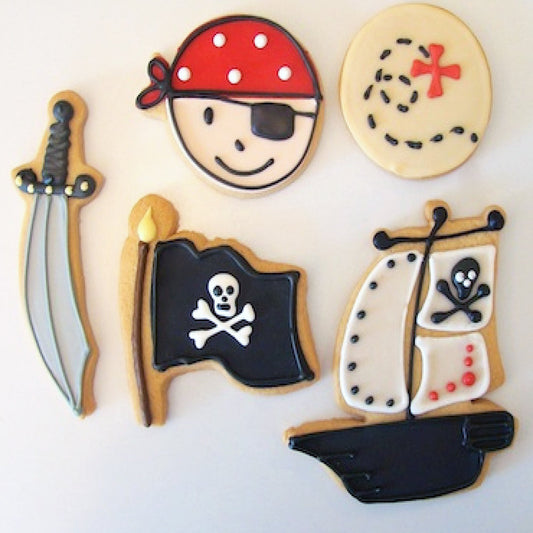 Pirate Theme Cookies