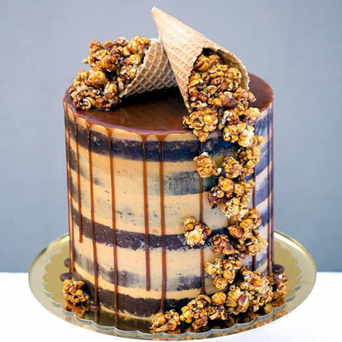 Popcorn Naked Cake