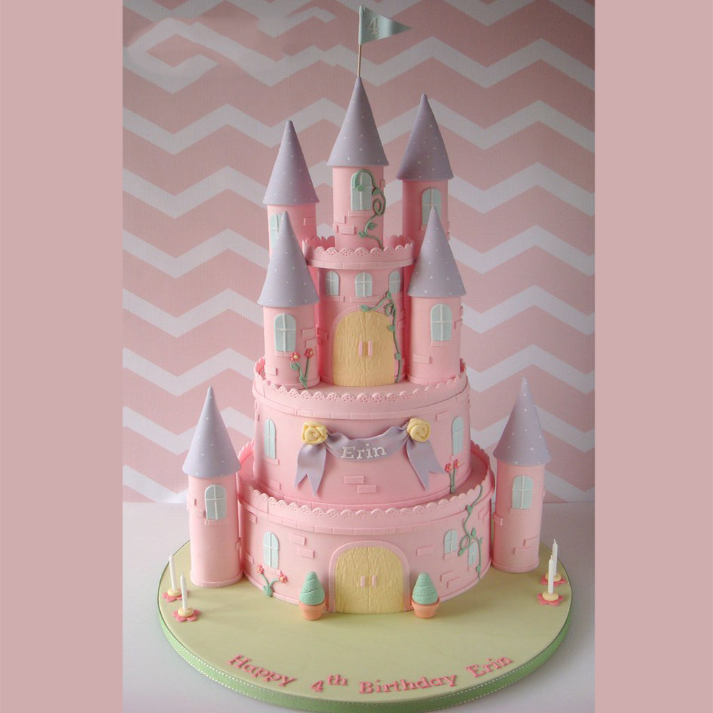 Pretty Princess Castle Cake