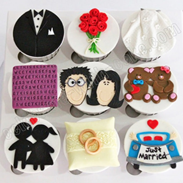 Wedding Themed Cupcakes