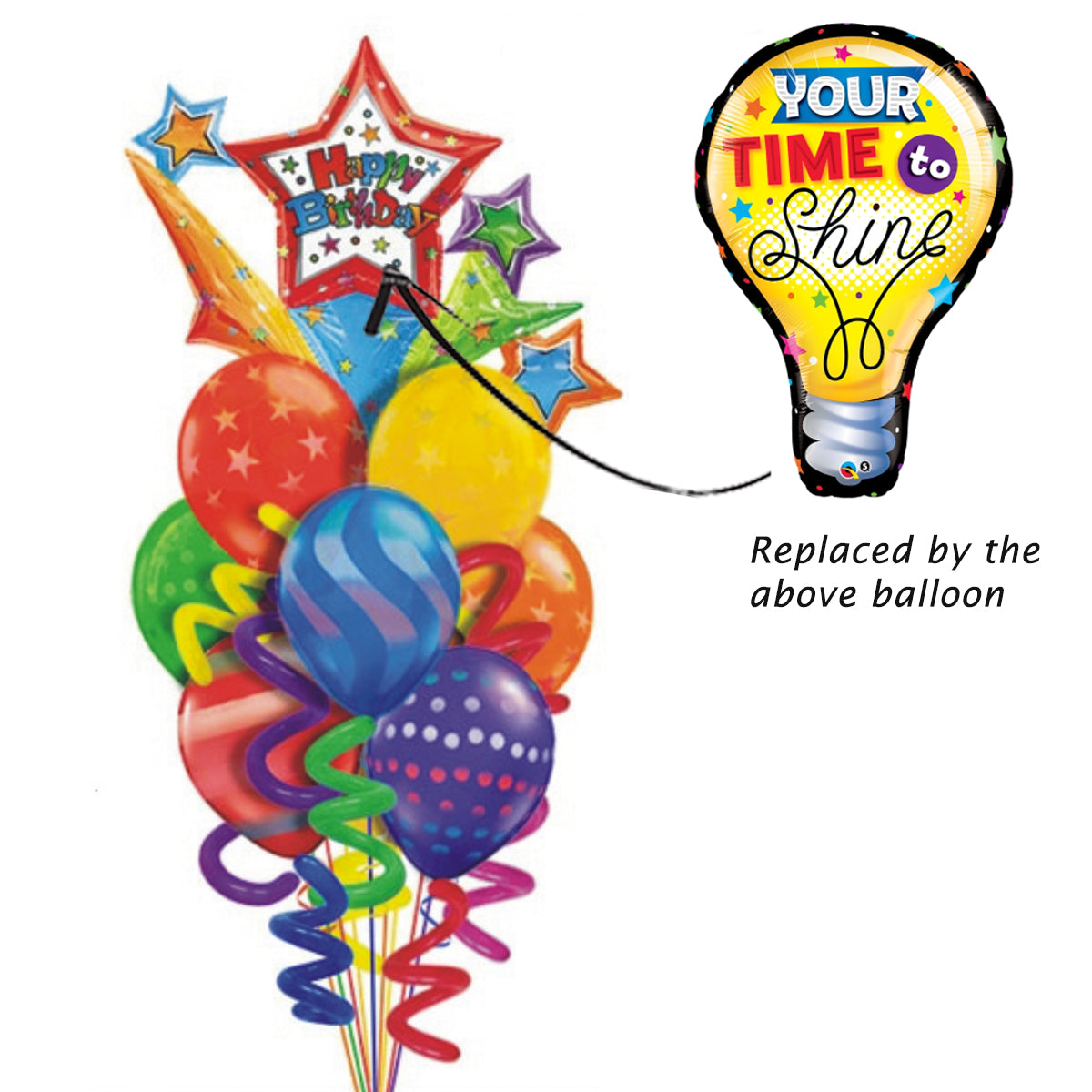 Your Time To Shine Balloon Bouquet